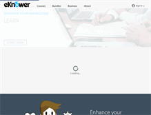Tablet Screenshot of eknower.com